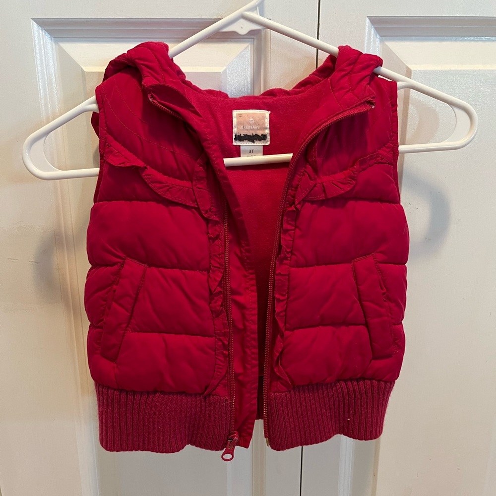 Old Navy puffer vest, 3T